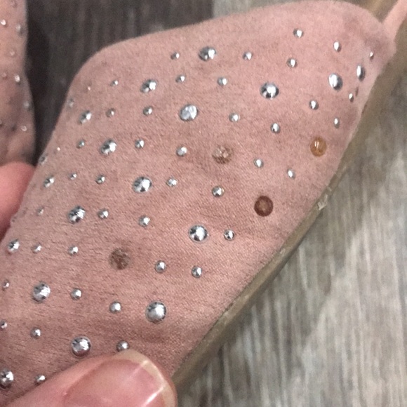 Time and Tru Pink Studded Mules - Picture 2 of 11